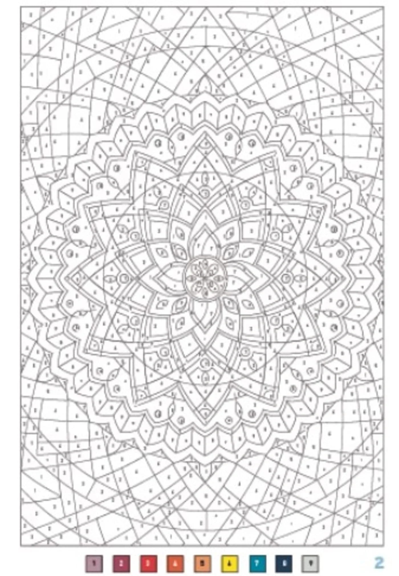 Mandalas - Pintura por Números