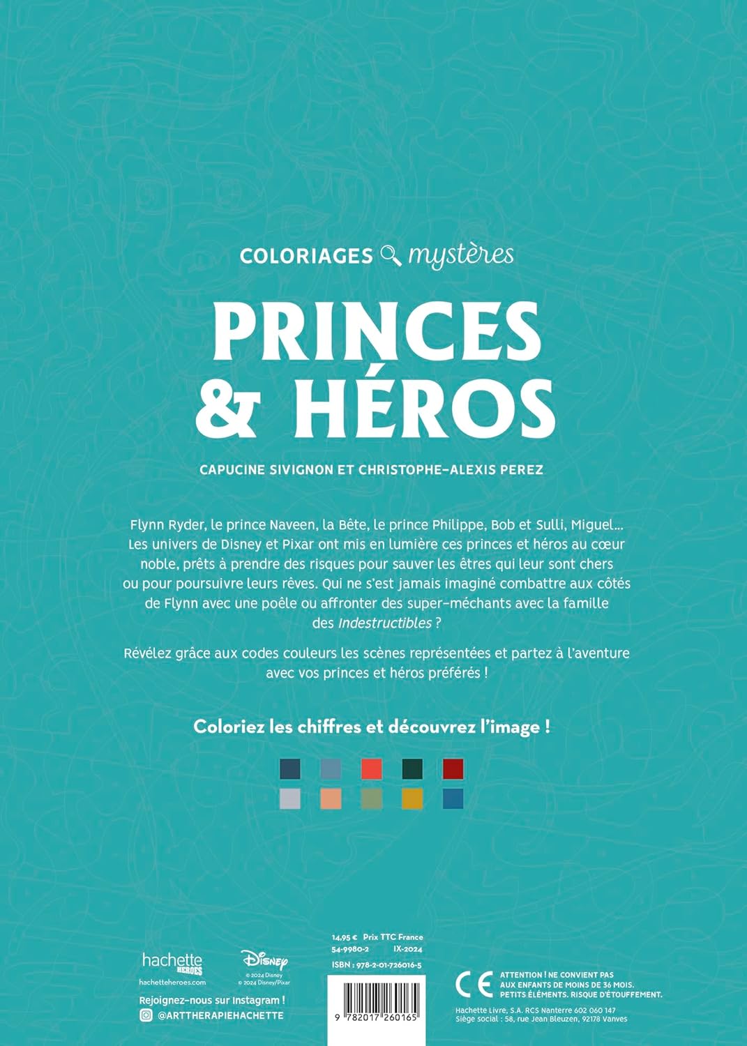 Disney - principes y heróis - Pintura por Números