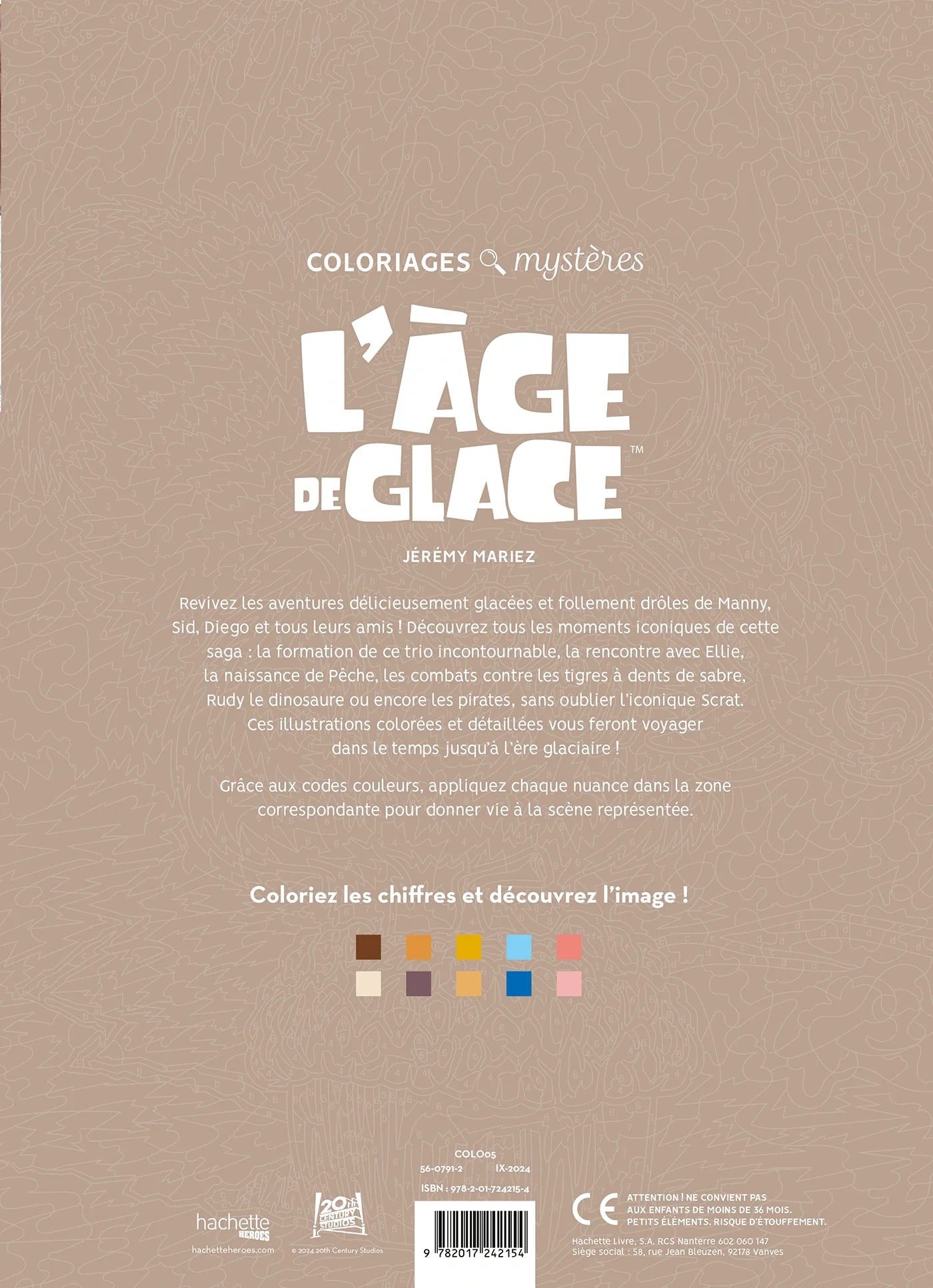 Era do Gelo - Pintura por Números