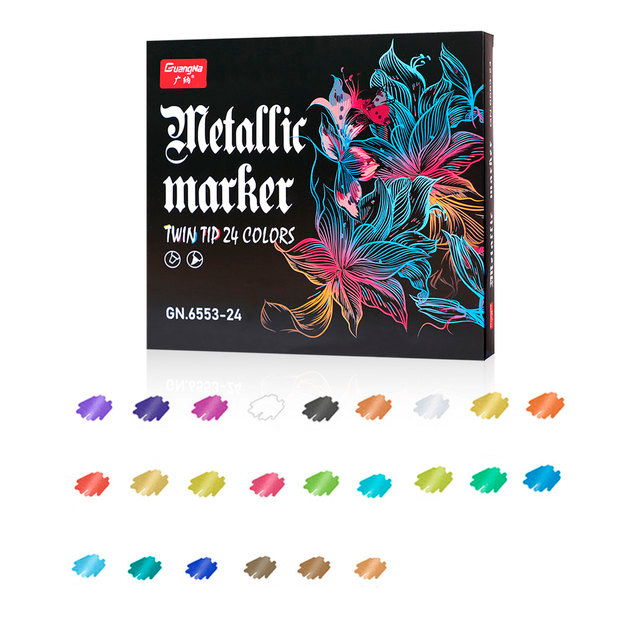 Rotuladores Biverso Metálico - punta doble