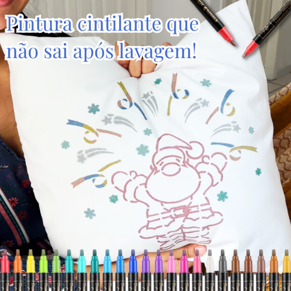 Rotuladores Artísticas Cintilantes - punta doble