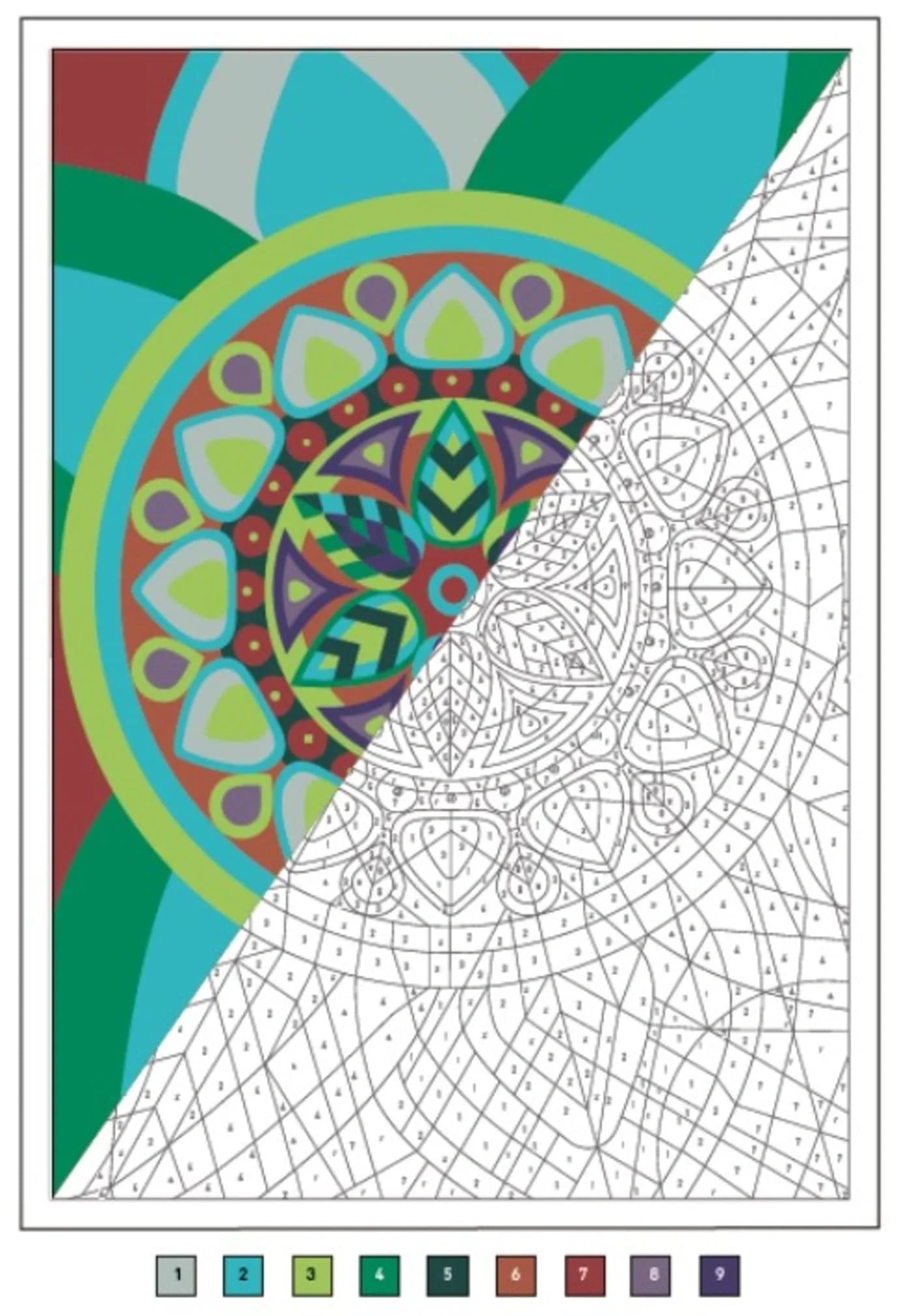 Mandalas - Pintura por Números