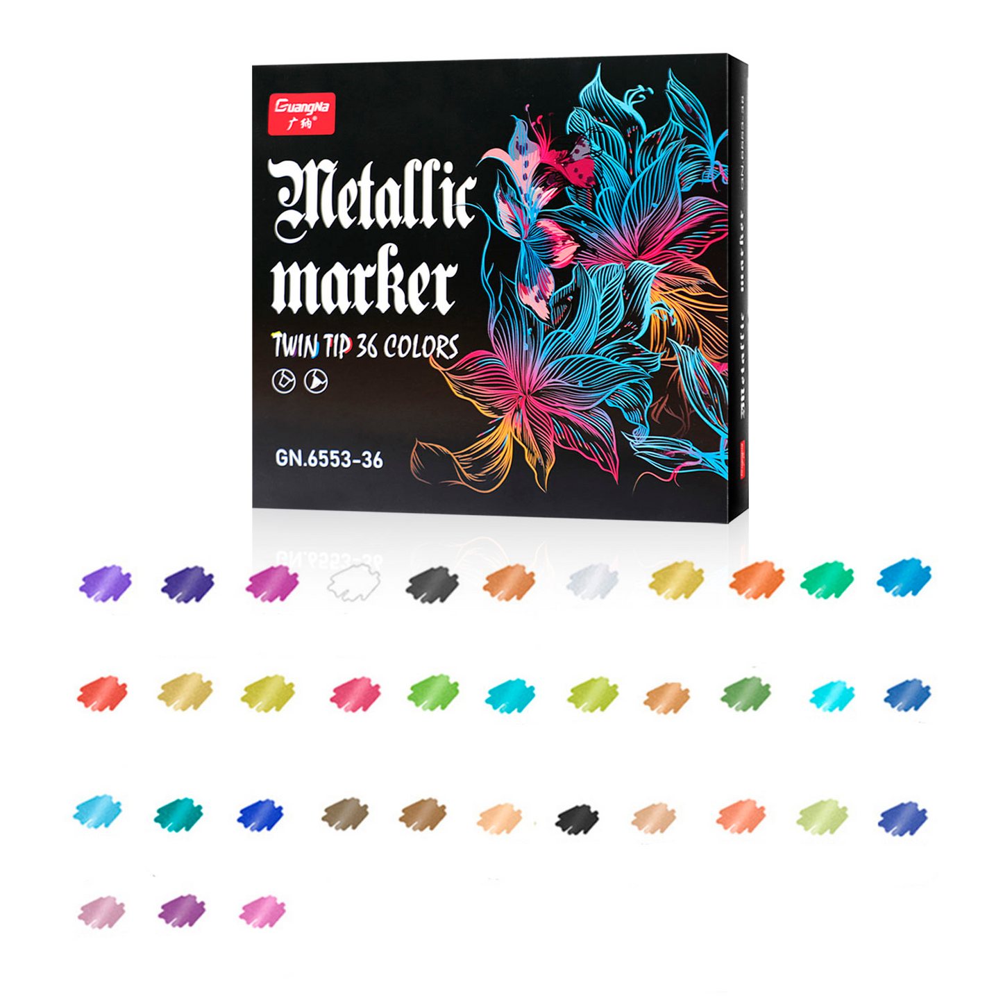 Rotuladores Biverso Metálico - punta doble