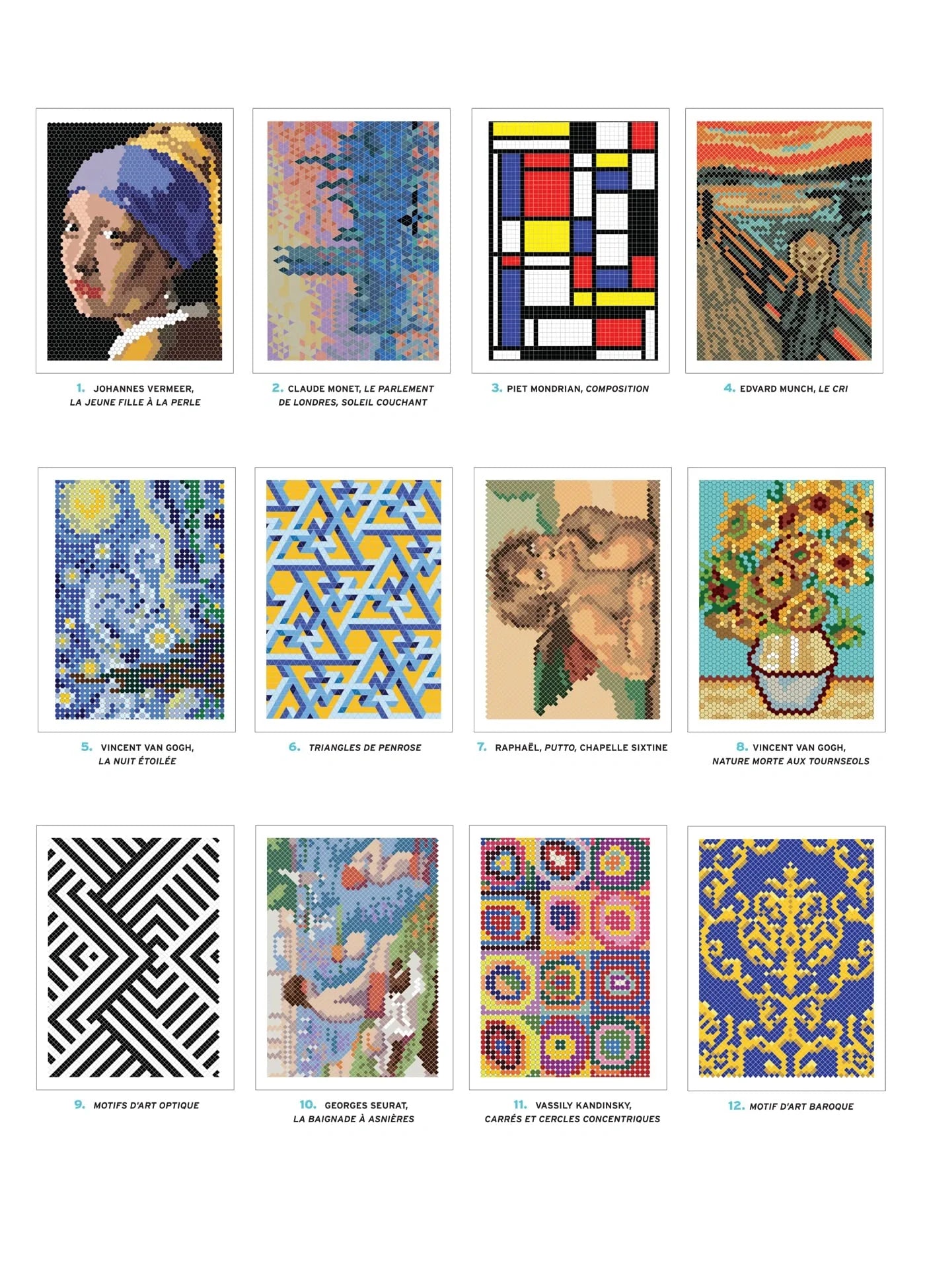 Obras-primas - Pintura por Números