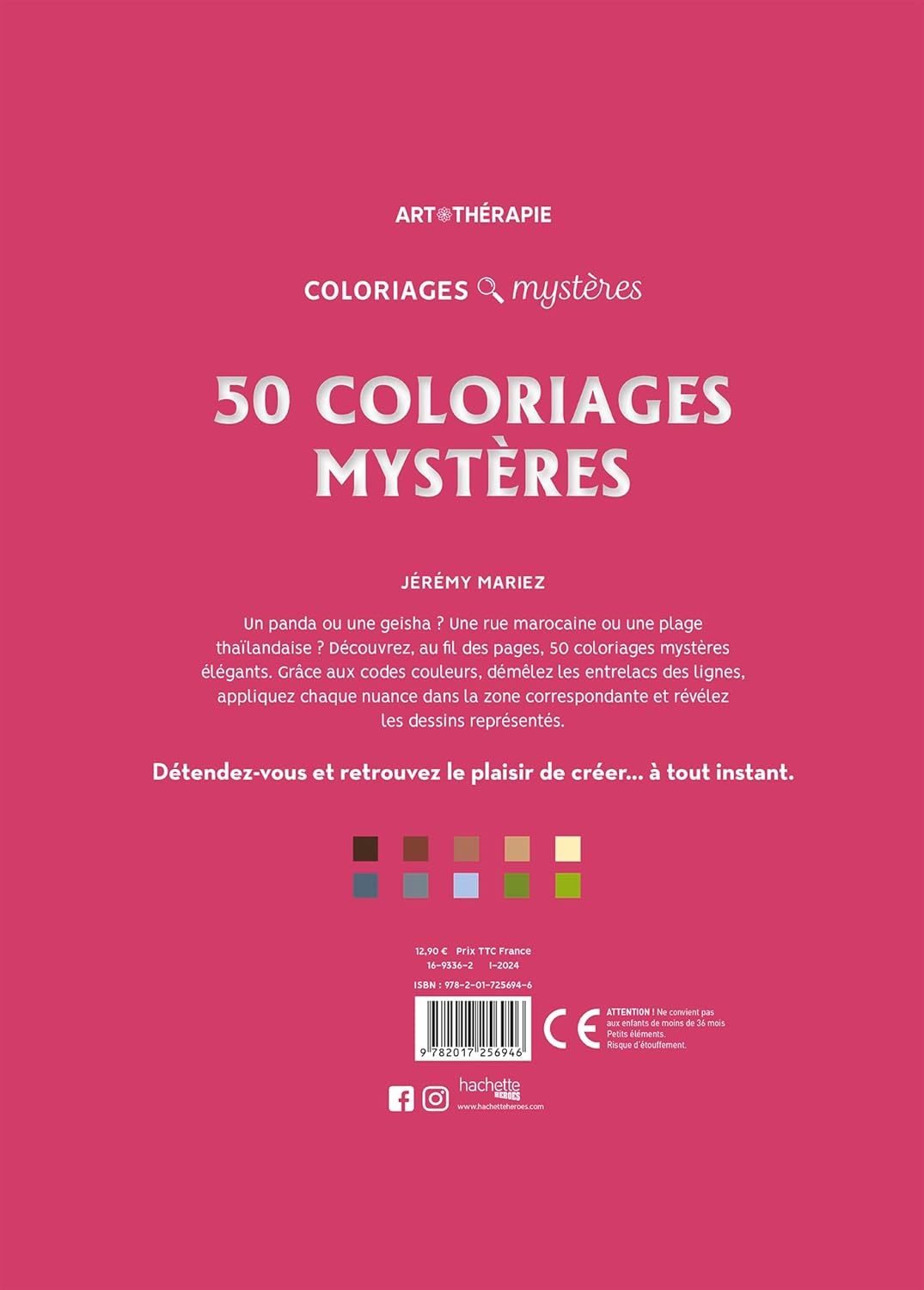 50 coloriages mystères - Pintura por Números