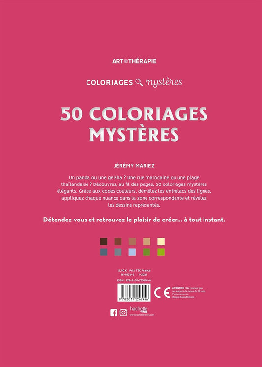 50 coloriages mystères - Pintura por Números