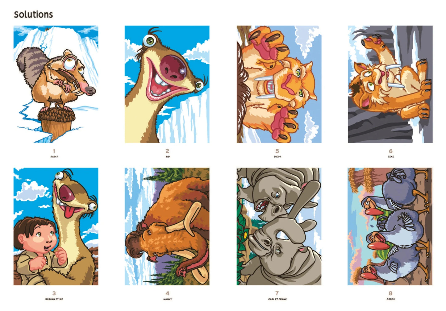 Era do Gelo - Pintura por Números