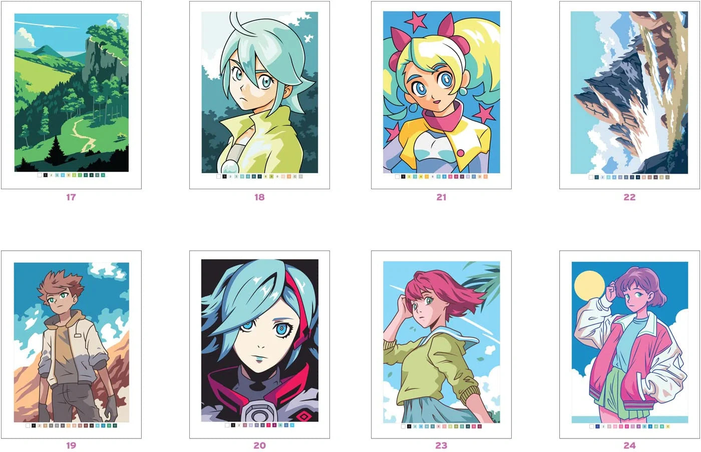 Mangás - Pintura por Números