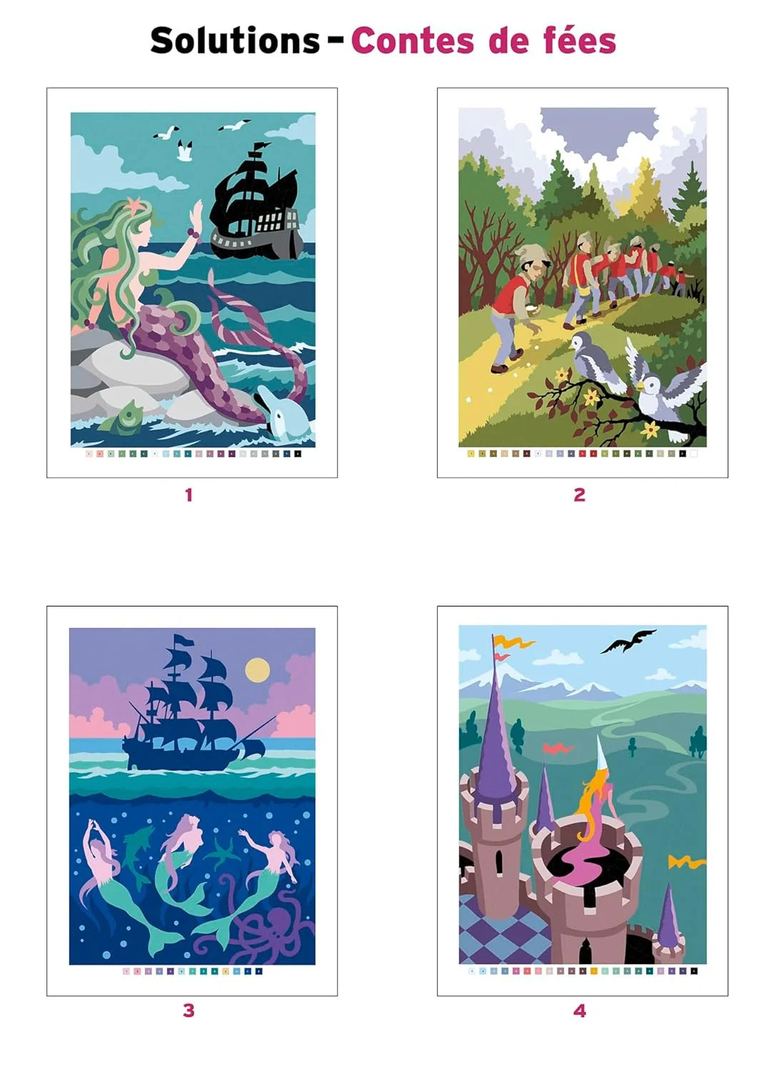 Contos de Fadas - Pintura por Números