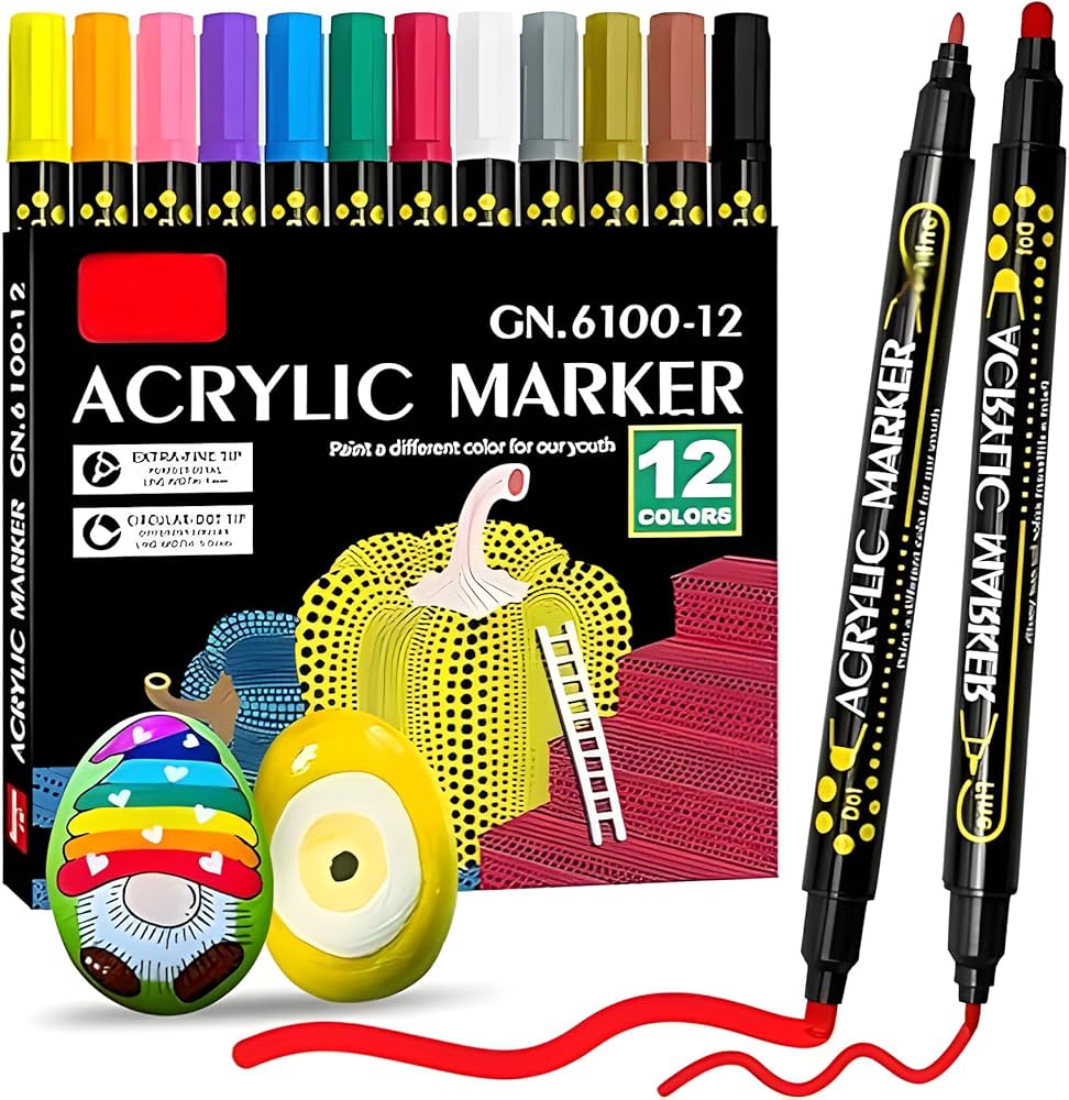 Rotuladores ArtDual Acrílicos - punta doble (pontilismo)