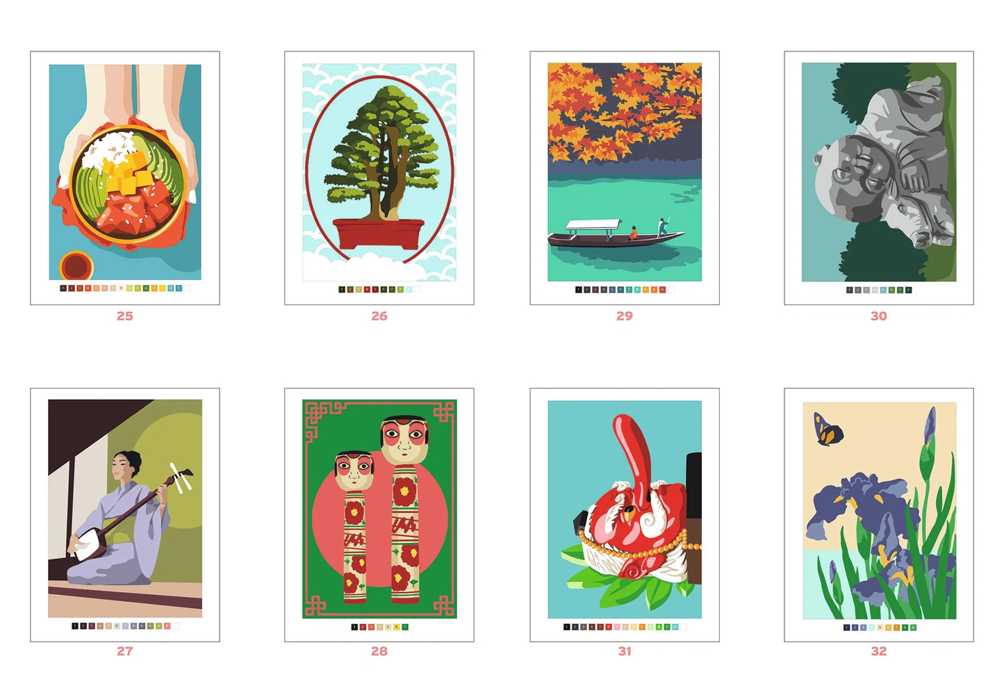 Japão - Pintura por Números