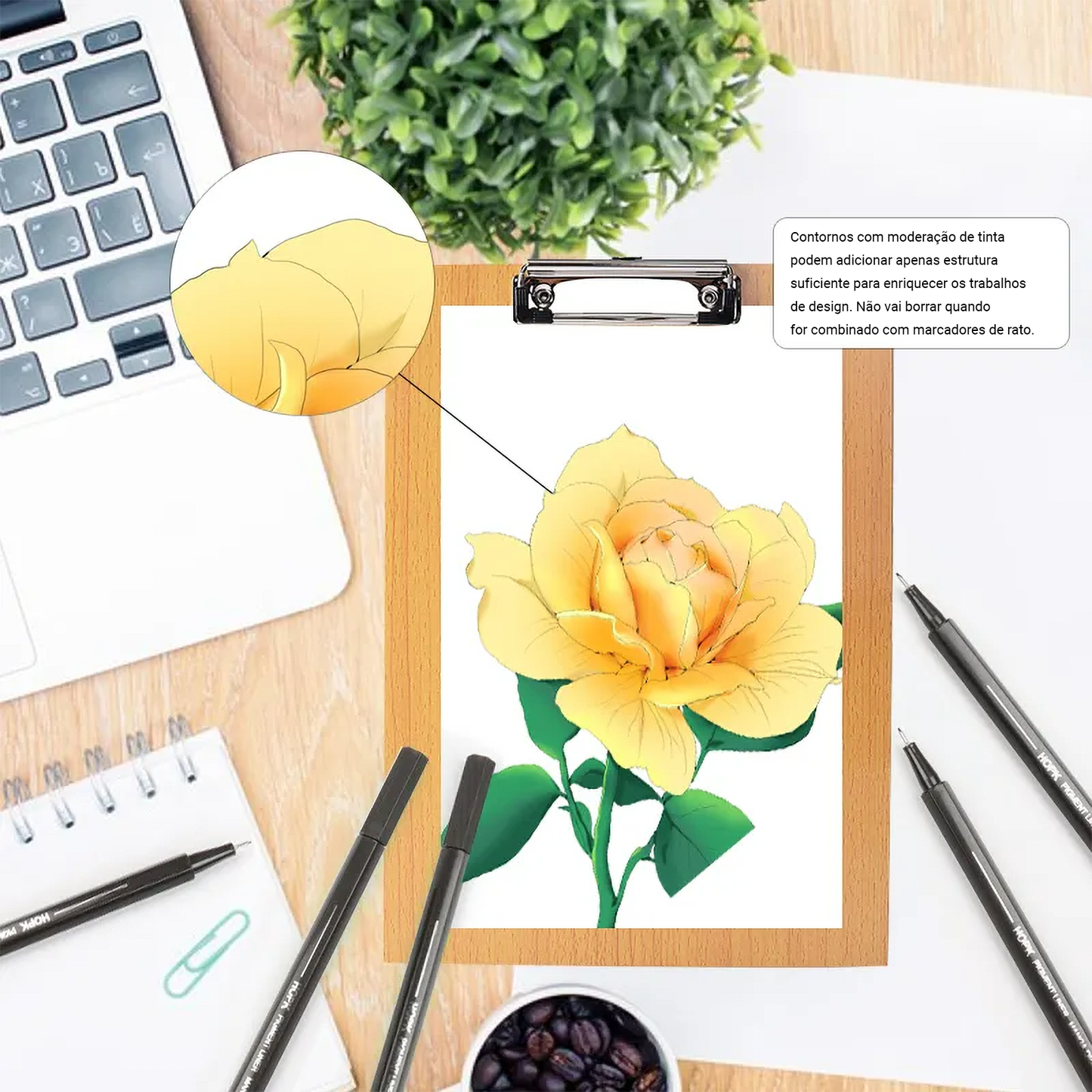 Caneta Micron Precision Preto - Marcadores de Linha Fina para Desenho Técnico y Artístico