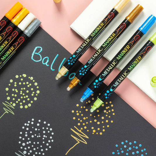 Rotuladores DuoArt - Pontas Duplas Metálicas Permanentes para Todas as Superfícies