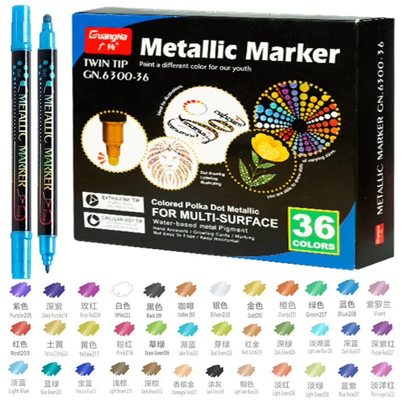 Rotuladores ArtDual Acrílicos - punta doble (pontilismo)