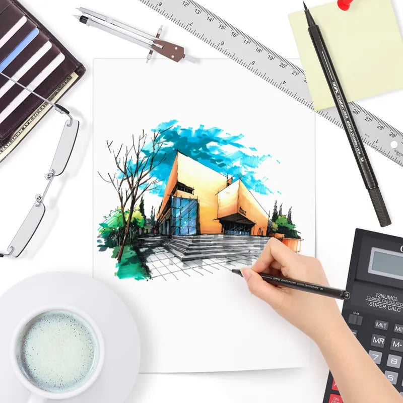 Caneta Micron Precision Preto - Marcadores de Linha Fina para Desenho Técnico y Artístico