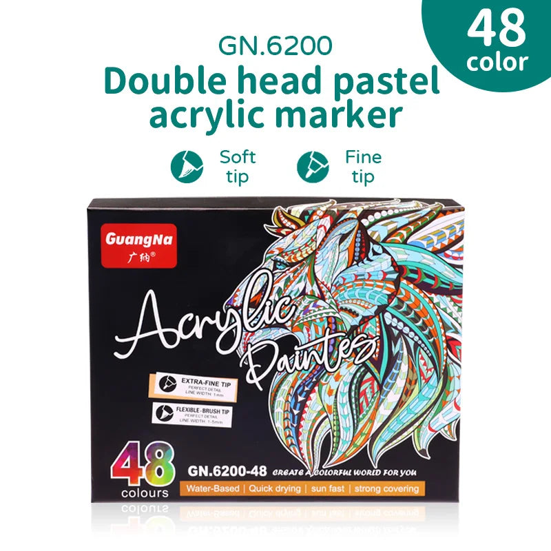 Rotuladores ArtDual Acrílicos - punta doble (pontilismo)