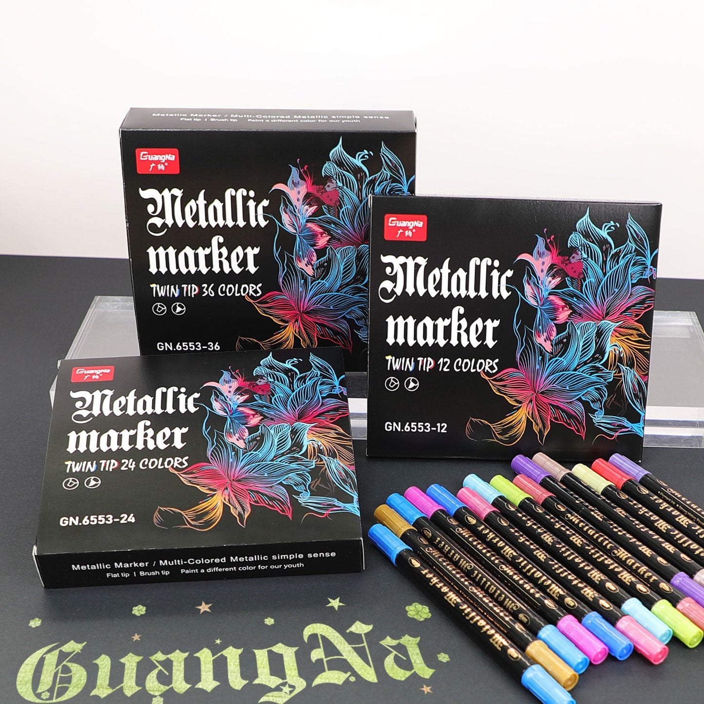 Rotuladores Biverso Metálico - punta doble