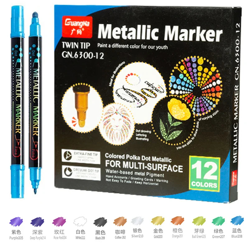 Rotuladores ArtDual Acrílicos - punta doble (pontilismo)