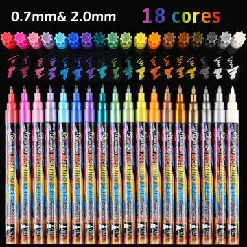 Rotuladores FineShine Artísticas - brilhantes