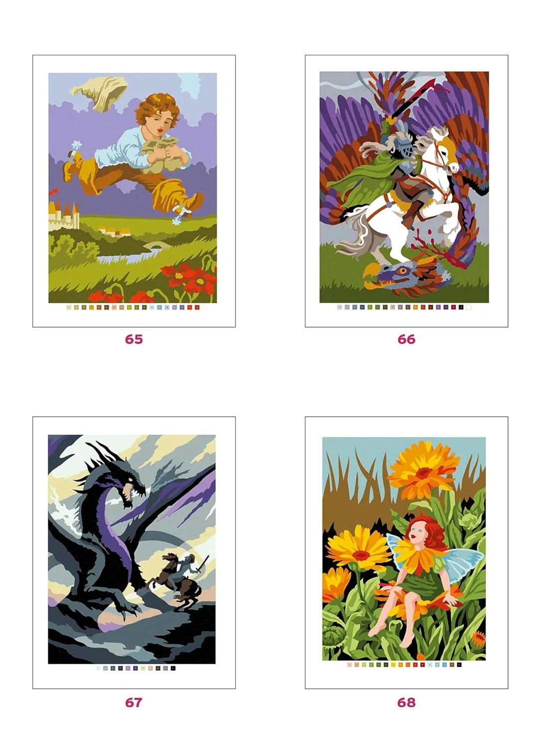 Contos de Fadas - Pintura por Números