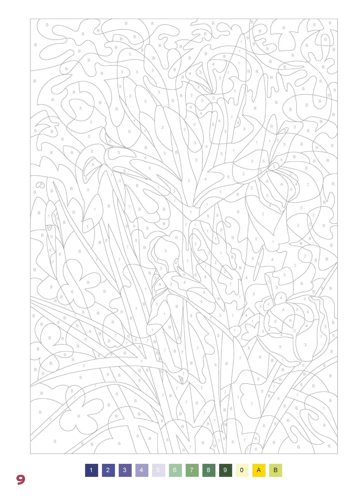 Flores - Pintura por Números