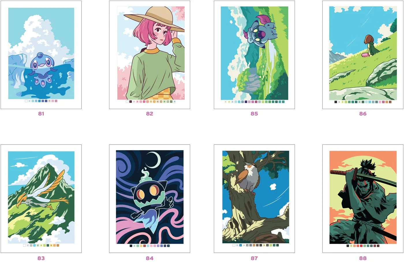 Mangás - Pintura por Números