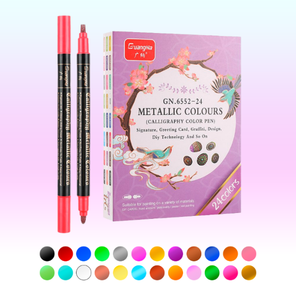 Rotuladores Artísticas Cintilantes - punta doble