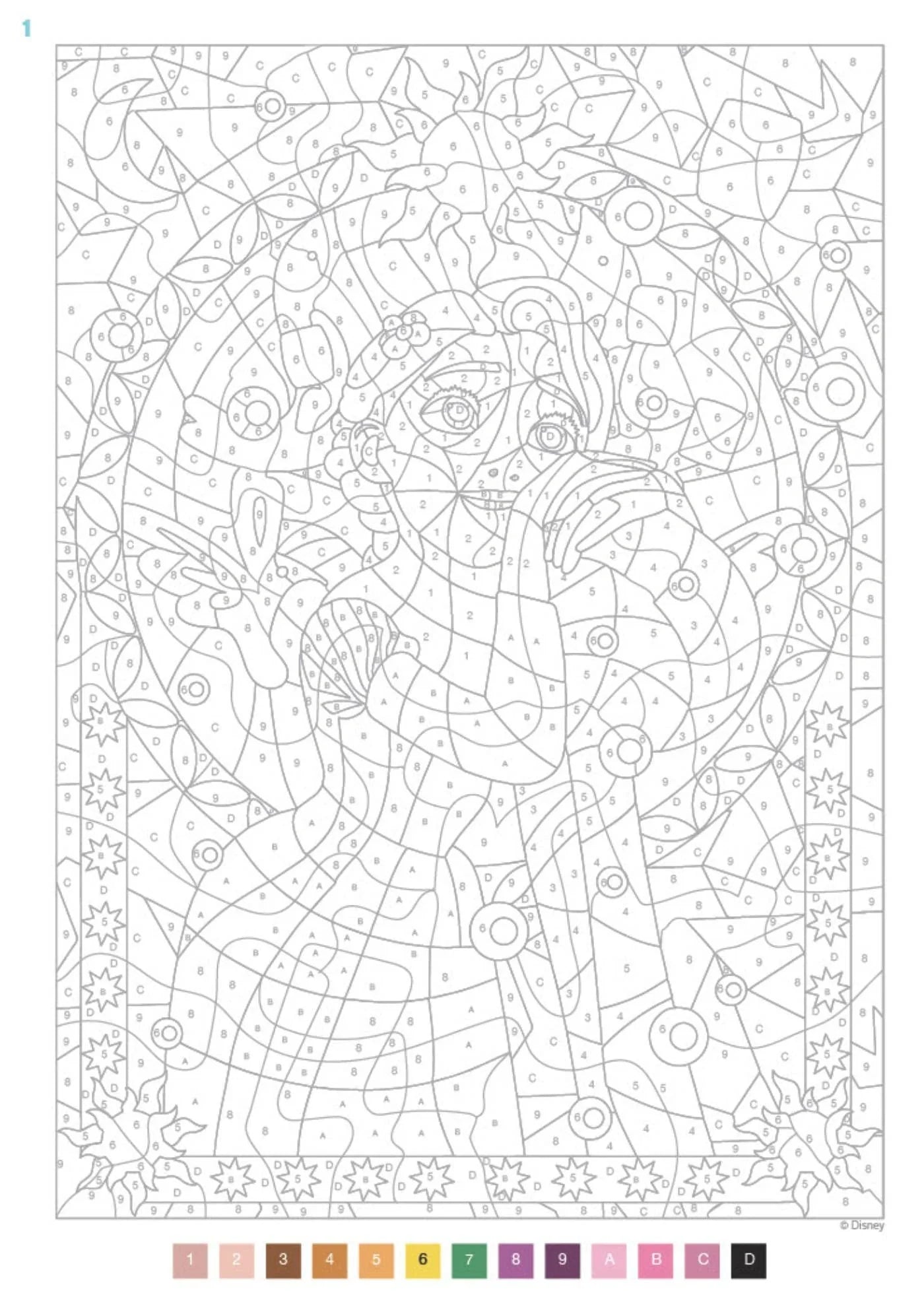 Disney Vitral - Pintura por Números