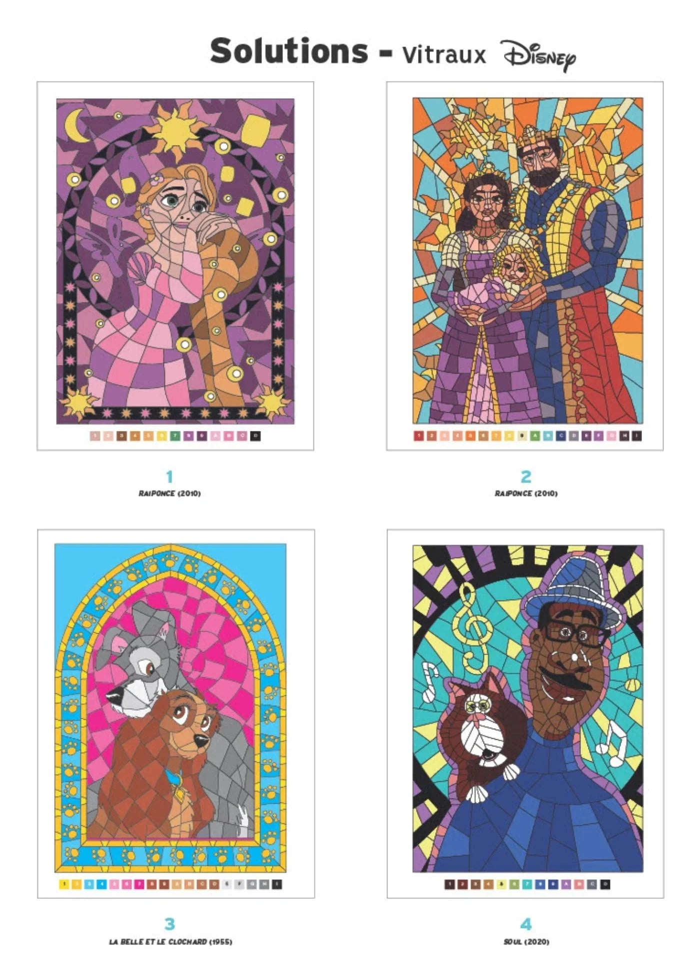 Disney Vitral - Pintura por Números