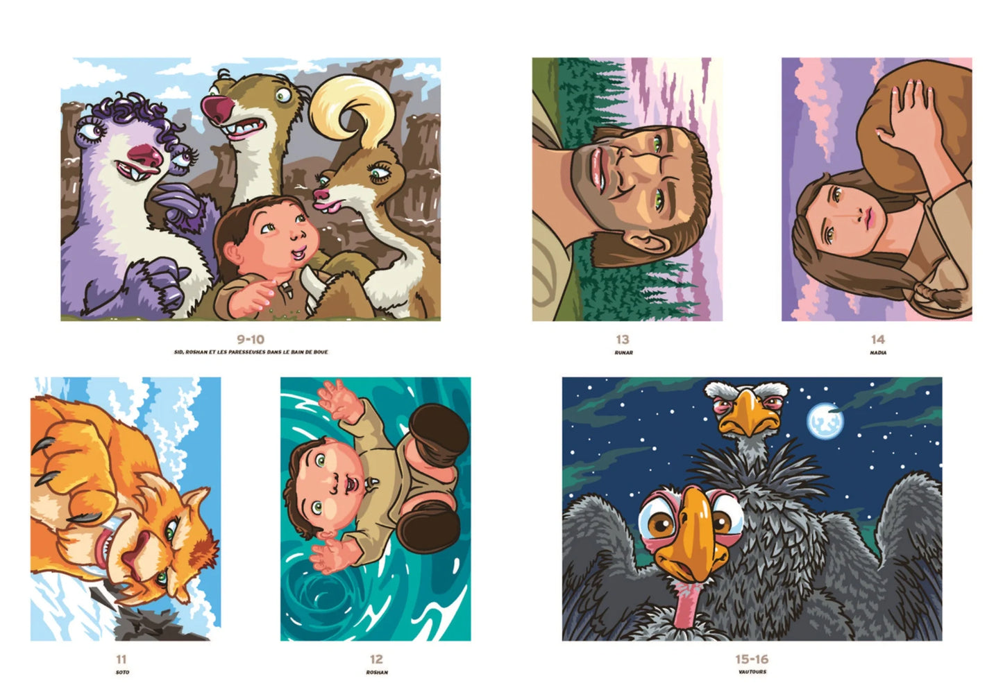 Era do Gelo - Pintura por Números